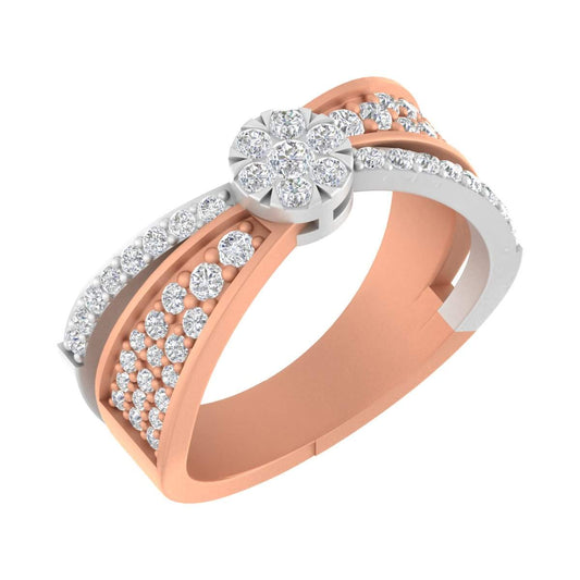 Criss Cross Work Wear ring
