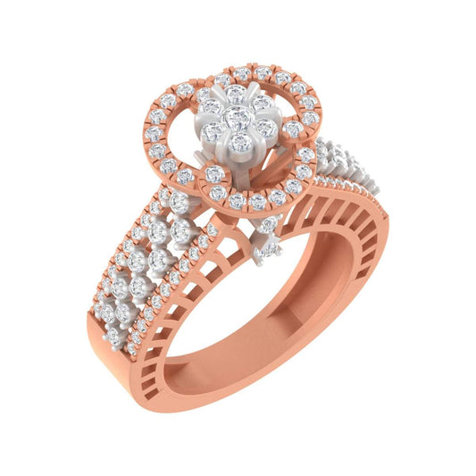 Luminara criss cross Diamods ring