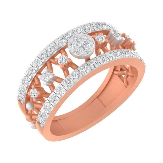 Work wear minimalist Diamonds Ring